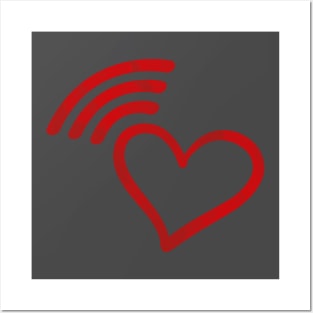 HEART WIFI Posters and Art